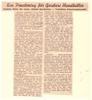 1951 Einweihung Sportplatz Presse12